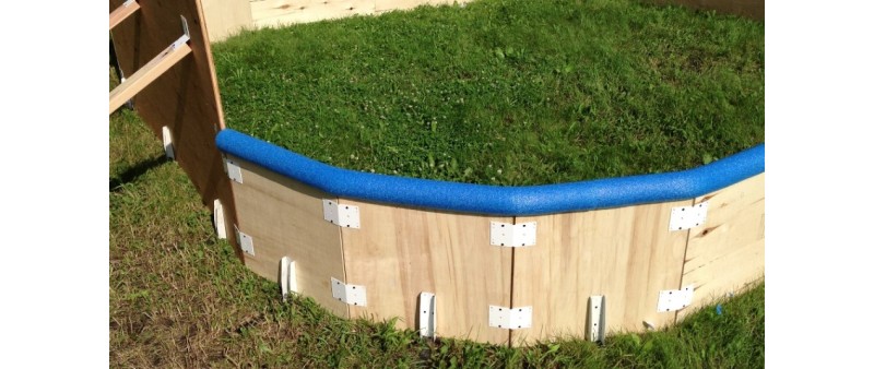 Iron Sleek Rink Topper, 10 pc. 4 feet long. (40 ft)